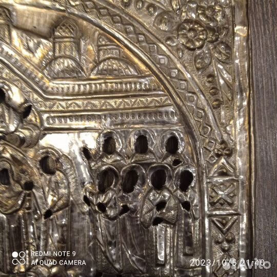 Икона Покров Богородицы. Оклад