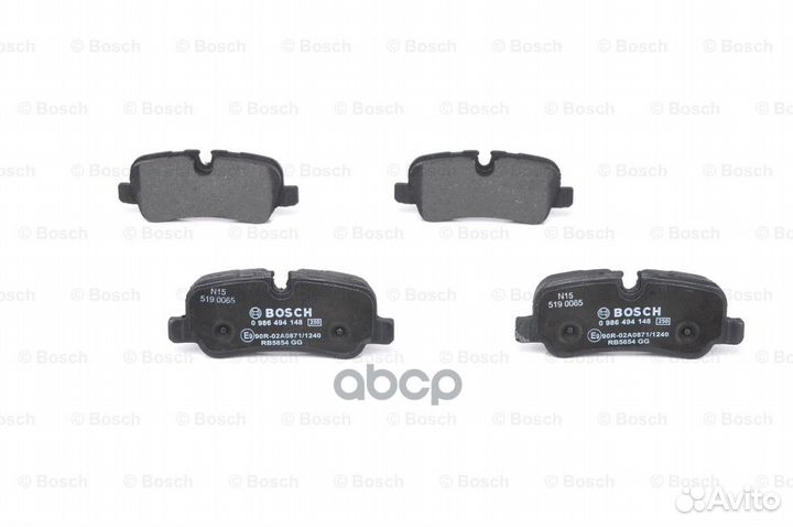 Колодки торм.зад. 0986494148 Bosch