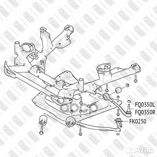 Рычаг подвески передний нижний правый FQ0350R