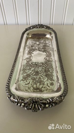 Антикварный поднос. Старый Шеффилд