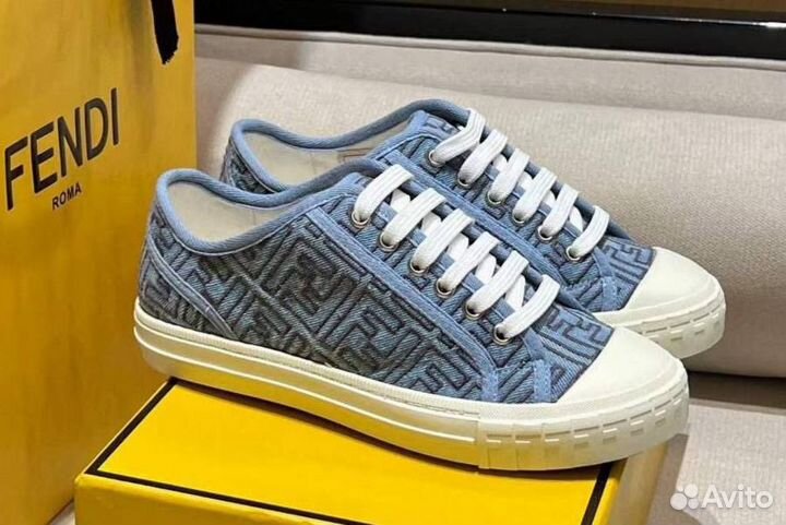Кеды fendi match женской