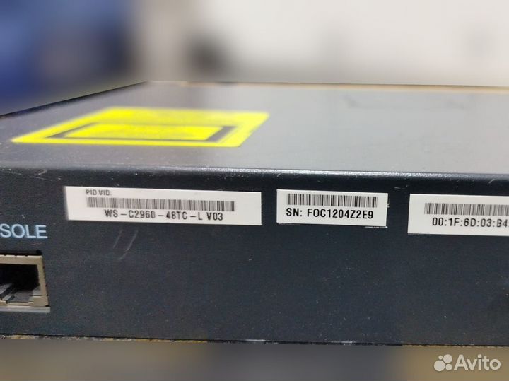 Коммутатор L2 Cisco Catalyst WS-C2960-48TC-L