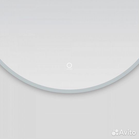 Зеркало azario D 900 круглое, с подсветкой, сенсо