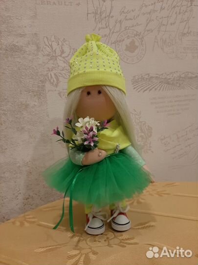 Интерьерная кукла ручной работы