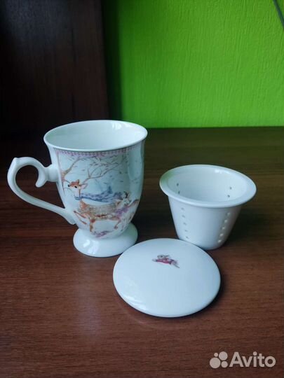 Кружка с фильтром для заваривания чая