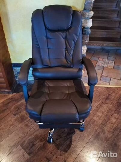 Компьютерное игровое кресло геймерское с массажем