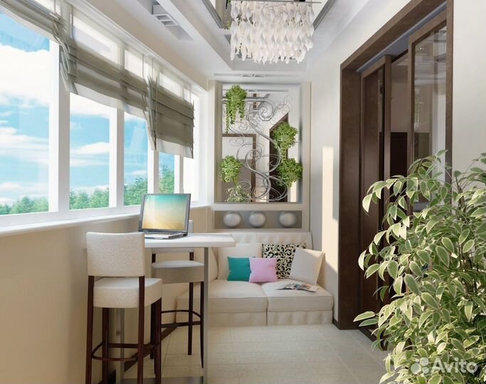 Утепление ремонт обшивка балконов, Премиум-качеств