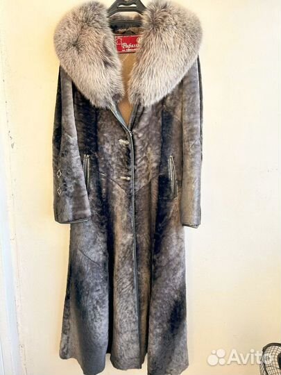 Шуба мутоновая бу 48 50р