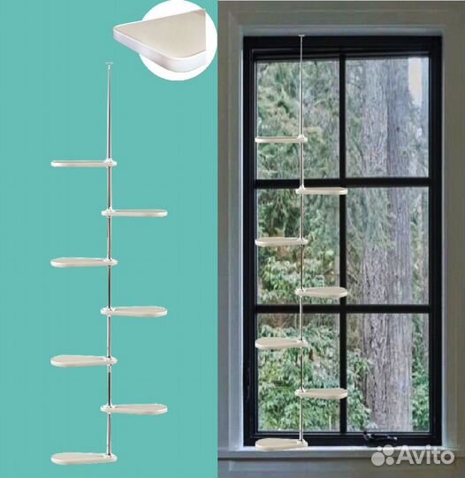 Цветочная полка в распор