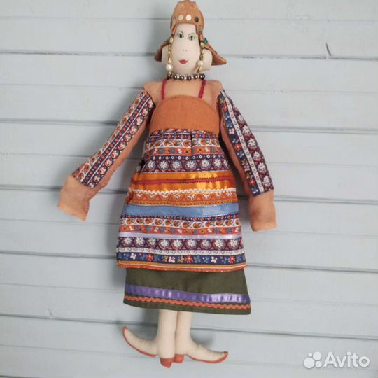 Кукла коллекционная текстильная