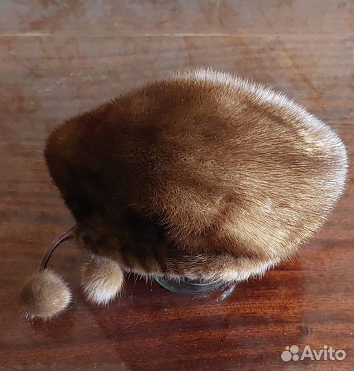 Беретки из натутального меха норки