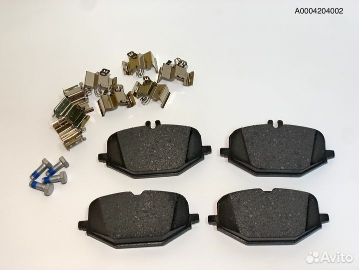 Оригинал Mercedes A0004204002 К-Т колодок торм/зад