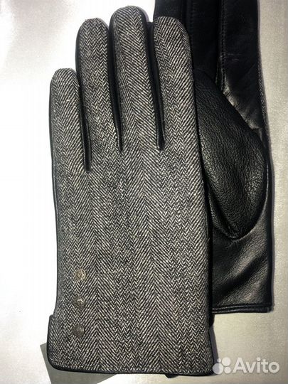 Перчатки женские кожаные новые