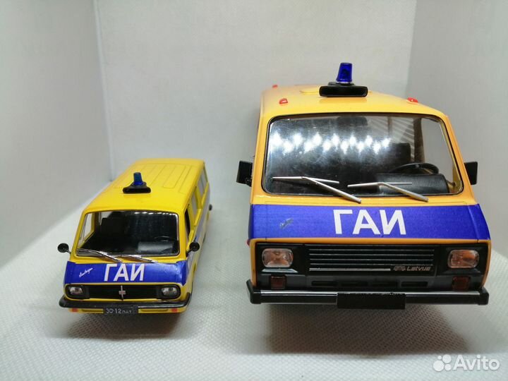 Модель раф-22038 «милиция» «Госавтоинспекция» 1:24