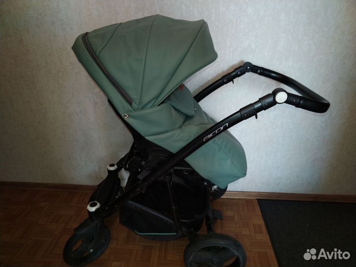 Коляска 2в1 эко-кожа