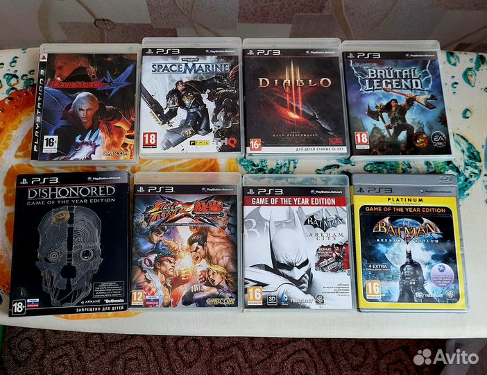 Диски на sony playstation 3