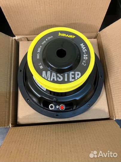 Сабвуфер 10 дюймовый swat