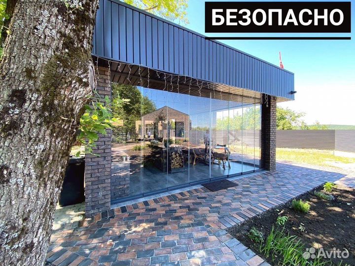 Безрамное остекление