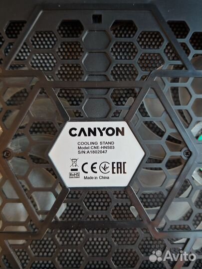 Подставка для ноутбука с охлаждением Canyon