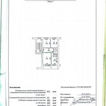 Комната 17,2 м² в 3-к., 5/5 эт.