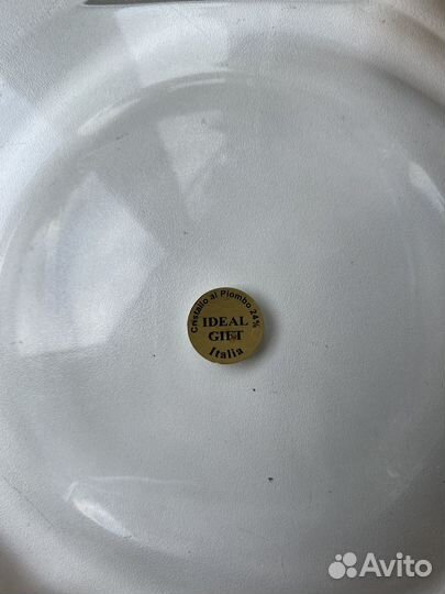 Ваза из итальянского хрусталя