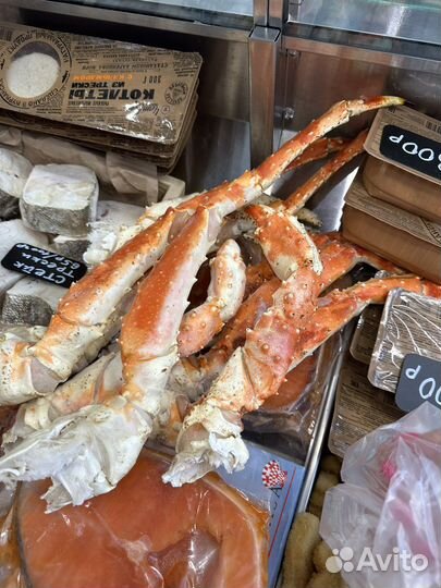 Камчатский краб огромный