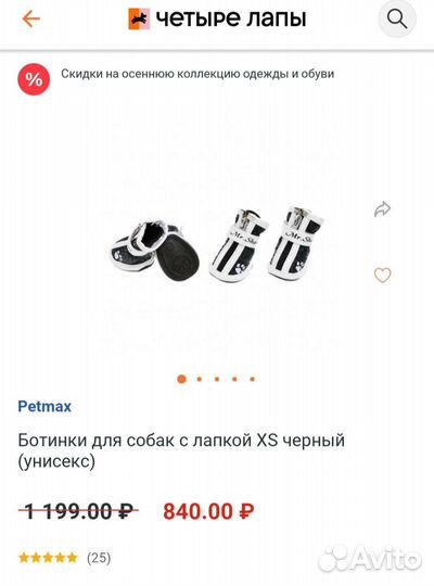 Ботинки для маленьких собак