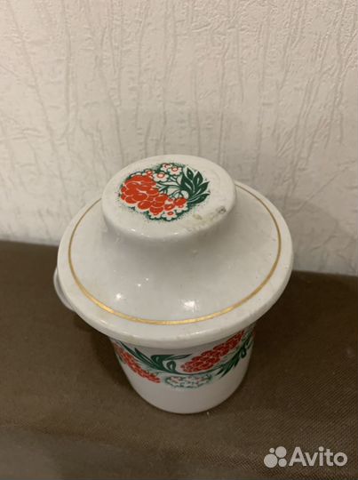 Кружка заварочная фарфоровая с ситчиком