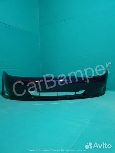 Бампер передний на Калину Лада цвет 482 Черника