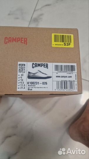 Кеды мужские Camper, 43 р