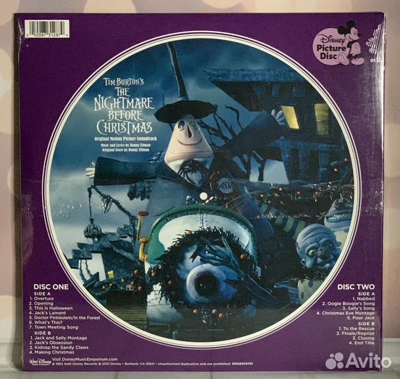 The Nightmare Before Christmas (2LP Picture Disc)