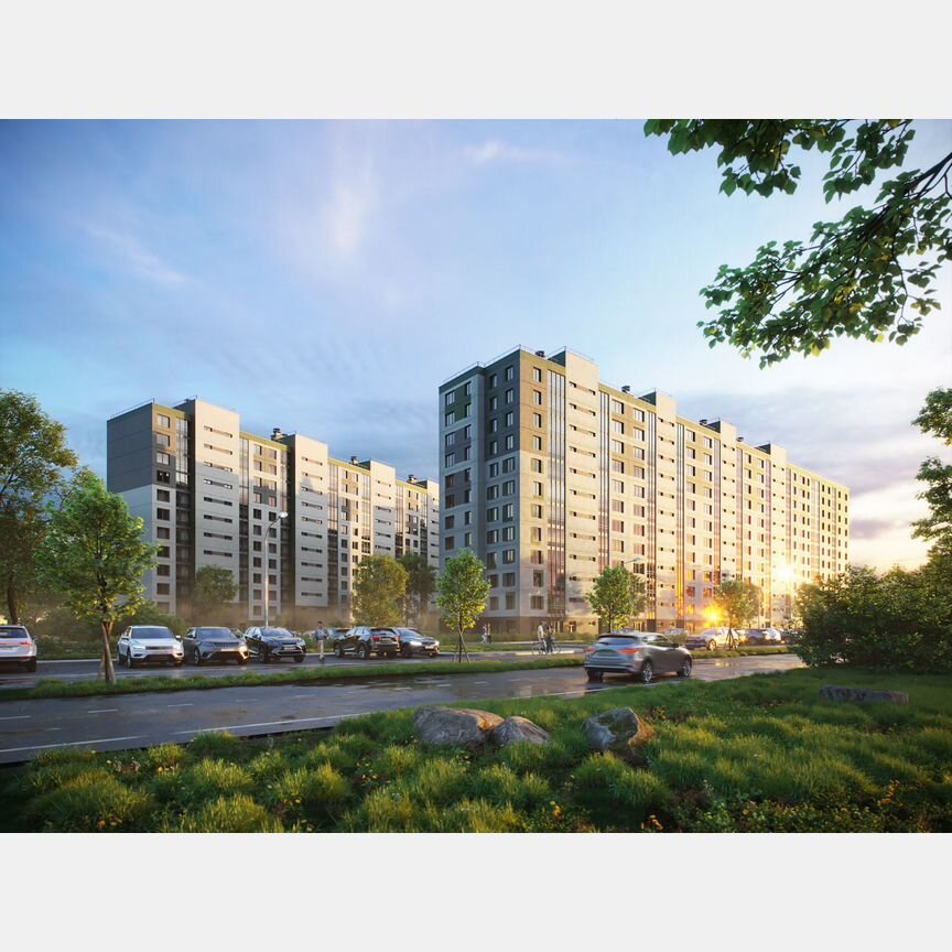 3-к. квартира, 58 м², 9/12 эт.