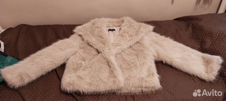 Искусственная шуба короткая 48