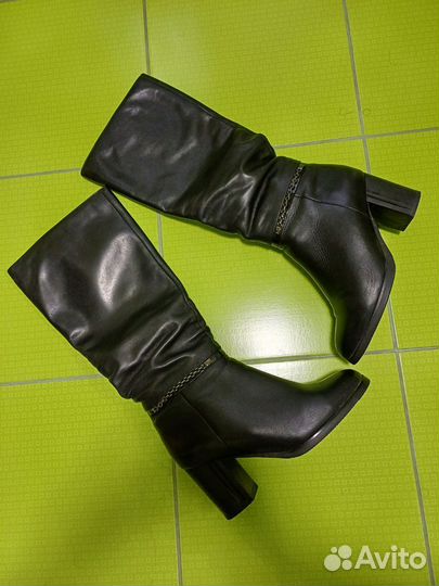 Сапоги женские натуральная кожа