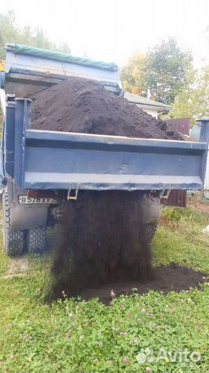 Доставка плодородного грунта зилом, почва, навоз