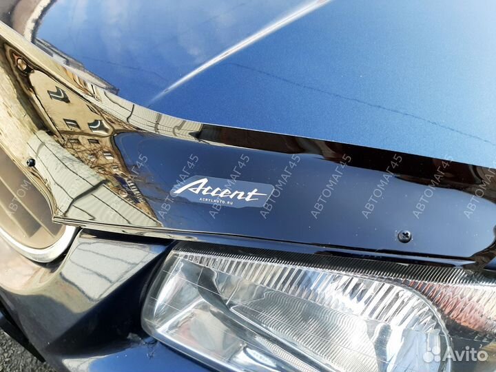 Дефлектор капота Hyundai Accent Тагаз 1999-2012г