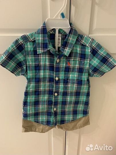 Рубашка, шорты Carter's