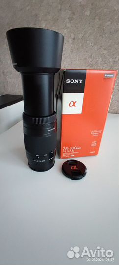 Фотообъектив sony 75-300 af5.4
