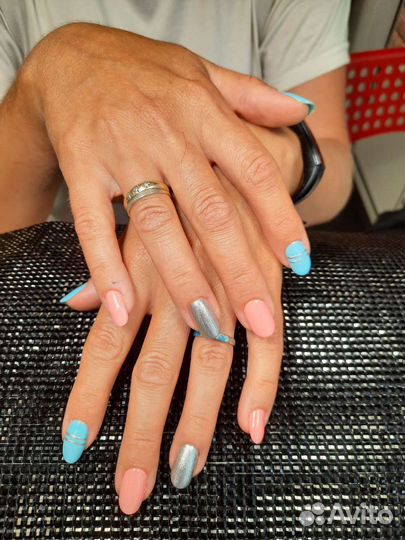 Маникюр и педикюр, установка титановой нити