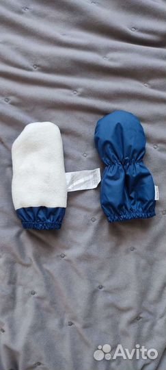 Варежки для малыша размер 11