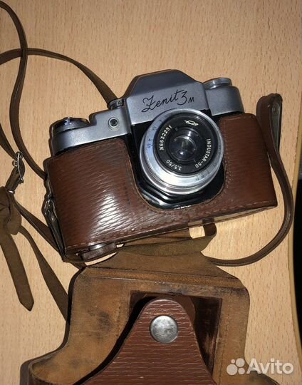 Плёночный фотоаппарат Zenit 3M ретро винтаж