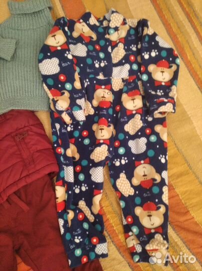 Теплые Вещи пакетом 9-12 мес