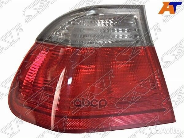 Фонарь задний BMW E46 01-05 LH 4D черный