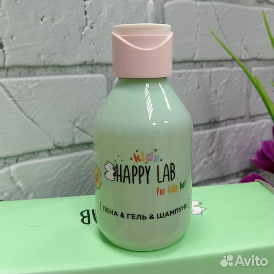 Детский набор для купания 3в1 пена гель шампунь