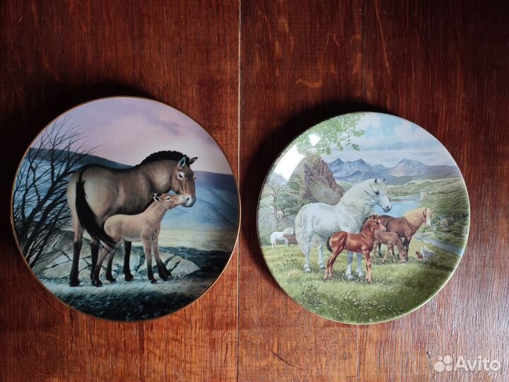 Тарелка коллекционная Лошадь Жеребёнок