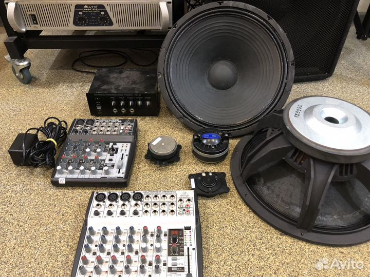 Ремонт усилителей микшерных пультов динамиков