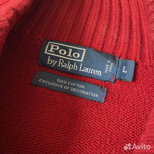 Свитер 1/4 Ralph Lauren оригинал