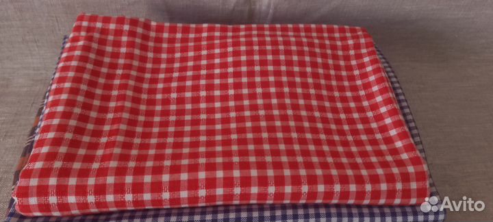 Ткани клетка (винтаж) 6 видов СССР