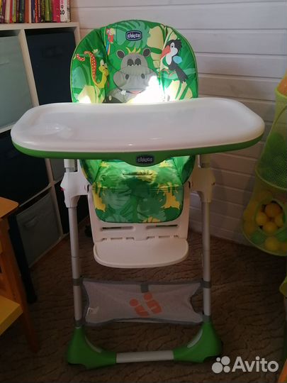 Стульчик для кормления chicco polly