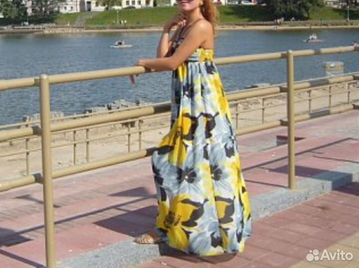 Платье длинное